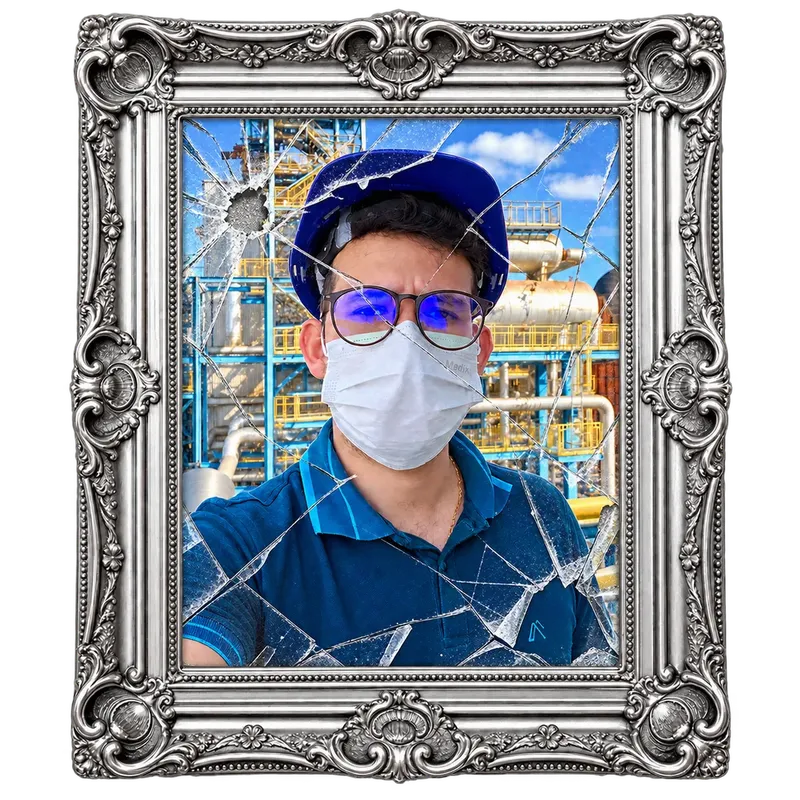 Rafa Barbosa na época de engenheiro